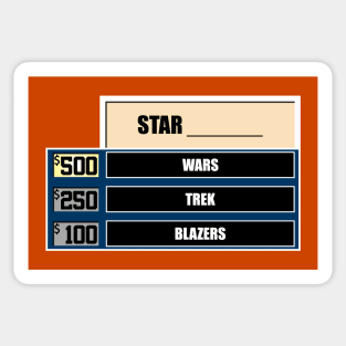 Game Show Bonus Round Star Sticker